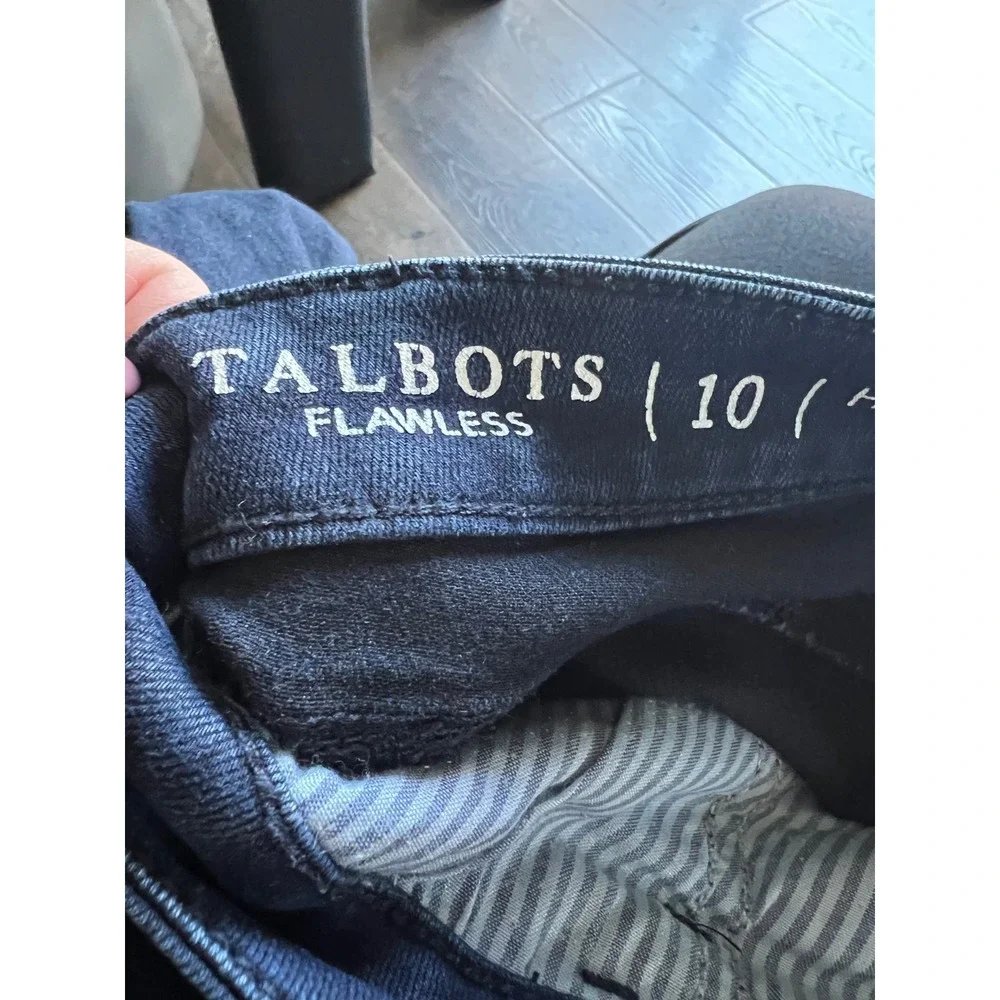 Talbots Flawless High-Rise Jegging Ankle Curvy Dark Wash Indigo Jeans Size 10 - Picture 3 of 6